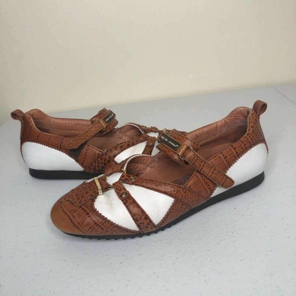Duca Del Cosma Golf Shoes Buckle Strap Italian 7.5